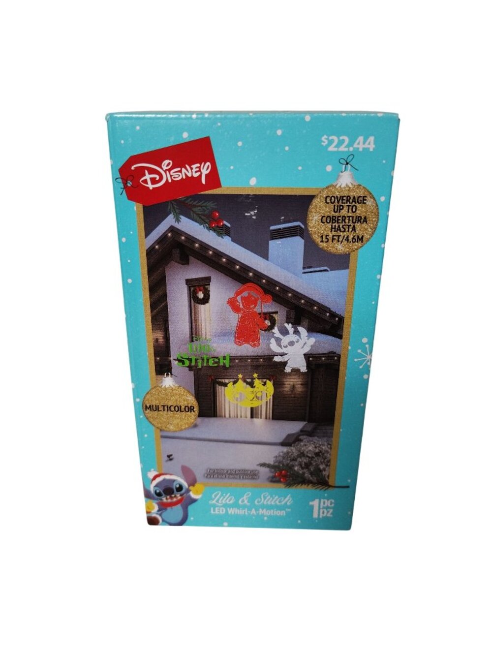 Disney Lilo and Stitch LED Whirl-A-Motion Christmas Outdoor Light Projector
